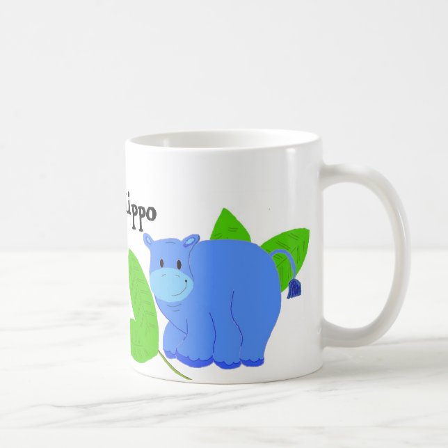 Mug Hippopotame Heureux (Droite)