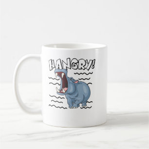 Mug Hippopotamus drôle Hippopotamus Hangry mignon Hipp