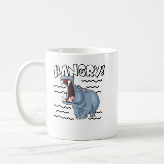 Mug Hippopotamus drôle Hippopotamus Hangry mignon Hipp