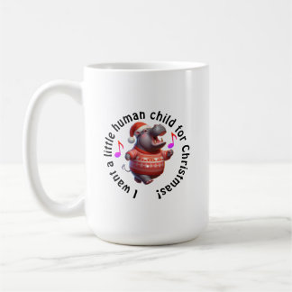 Mug Hippopotamus for Christmas Spoof