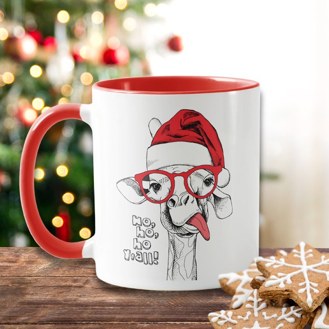 Mug Hipster Christmas Giraffe | Vacances (Créateur téléchargé)