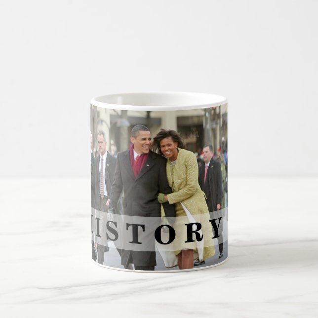 Mug HISTOIRE : Barack et Michelle à l'investiture (Centre)
