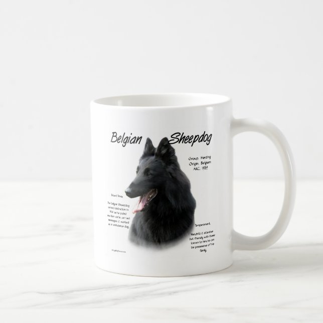 Mug Histoire Belge Du Chien À Cheval; Tout Sur Le Chie (Droite)