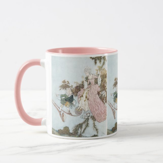 Mug Histoire de fée vintage Beauté couchée par Edmund  (Gauche)