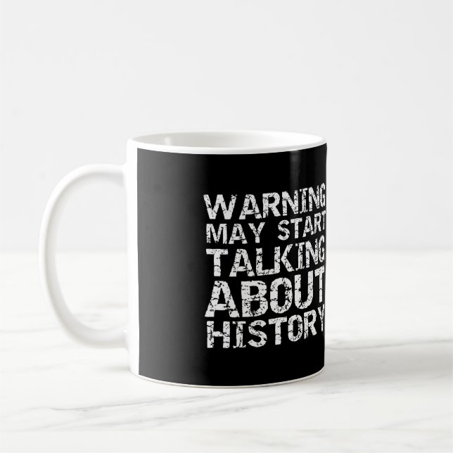 Mug Histoire Lover Avertissement Cadeau Peut Commencer (Gauche)