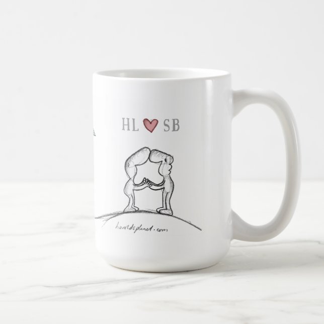 Mug HL de SB de coeur (Droite)