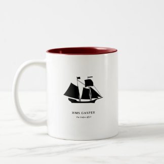 Mug — HMS Gaspee Zweifarbige Tasse