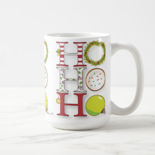 Mug HO HO HO acclamation heureuse de Noël de vacances