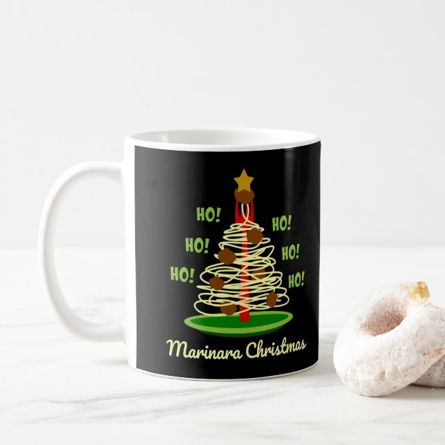 Mug Ho ! Ho ! Ho ! Arbre de Noël Marinara (Avec donut)