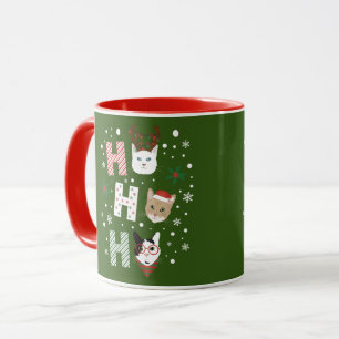 Mug Ho Ho Ho Chats Joyeux Noël