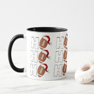 Mug Ho Ho Ho Football | Drôle d'humour de Noël