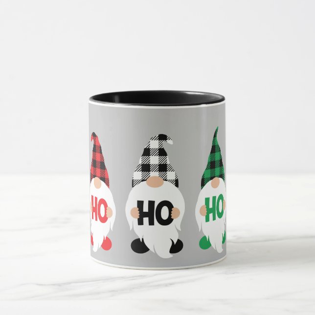 Mug Ho Ho Ho Gnomes de Noël (Centre)