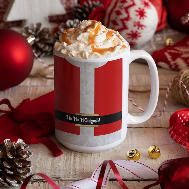 Mug Ho Ho H'Omigosh Boug de Noël personnalisable (Créateur téléchargé)