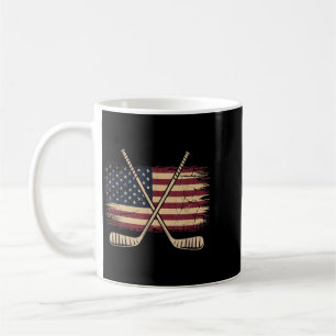 Mug Hockey Drapeau Américain