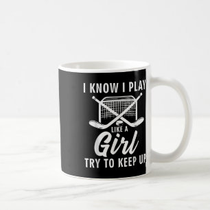 Mug Hockey sur glace cool pour les femmes filles amate