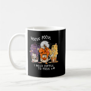 Mug Hocus Pocus I Need Coffee to Focus Halloween Teach