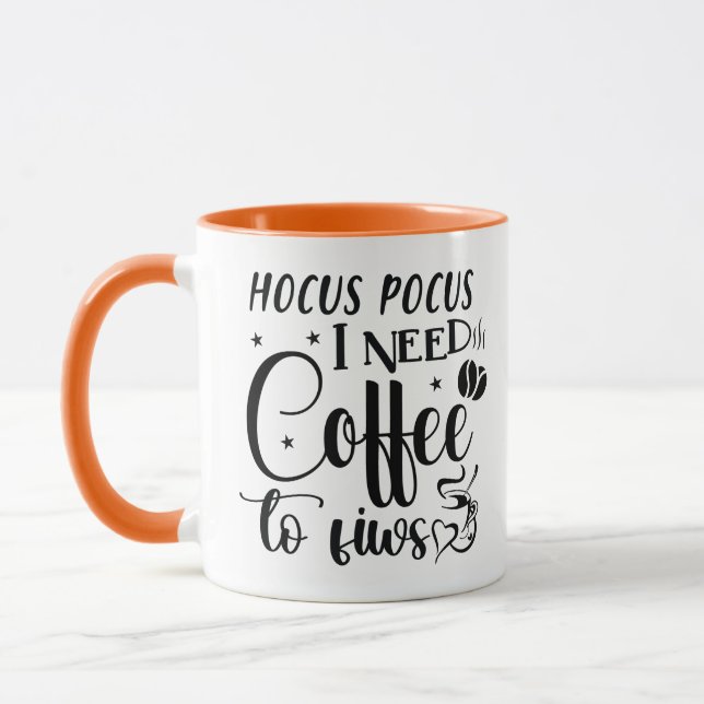 Mug Hocus Pocus Moderne Funky Café Halloween (Gauche)