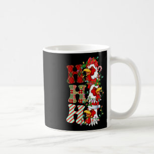 Mug Hohoho Chickens Santa Hat Reindeer Joyeux Noël