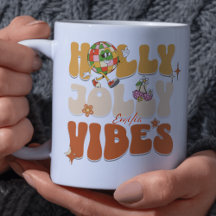 Holly Jolly Vibe Retro Super Noël Brown
