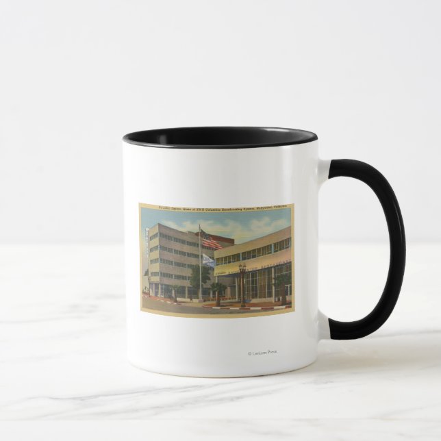 Mug Hollywood, CAColumbia Carré, KNX Broadcasting (Droite)