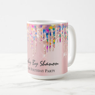 Mug Holographe Rose rose mariée Douche Douce 16e