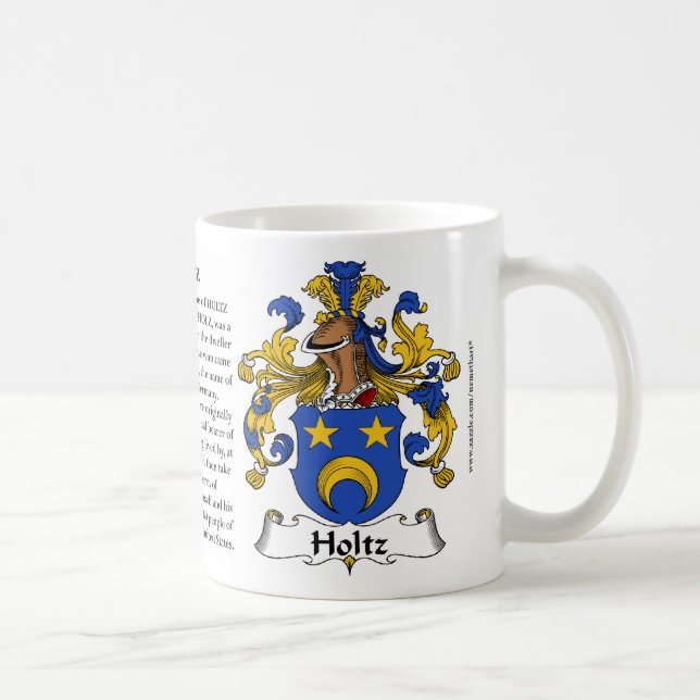 Mug Holtz, l'origine, la signification et la crête (Droite)