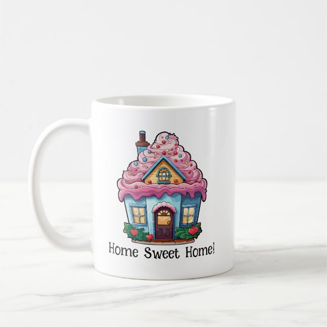Mug Home Sweet Home Cupcake Branded (Gauche)