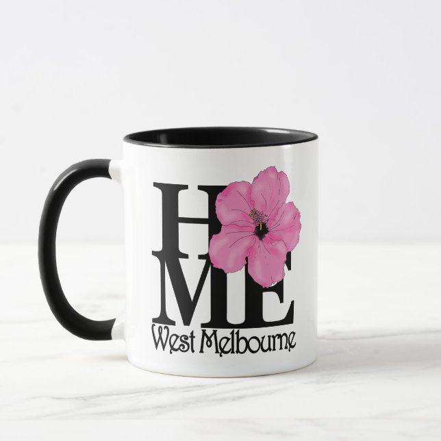Mug HOME West Melbourne Pink 11oz (Gauche)