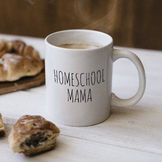 Mug "Homeschool Mama" inspirée par RAE DUNN
