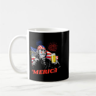 Mug Homme America 250 4 Juillet Drapeau Usa Ben Frankl