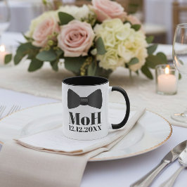 Mug Homme au noeud papillon smoking ou demoiselle d'ho