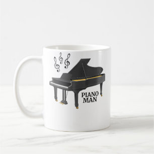 Mug Homme au piano à queue avec clé de sol