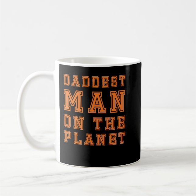 Mug Homme Daddest Sur La Planète, Dons Drôle Pour Papa (Gauche)