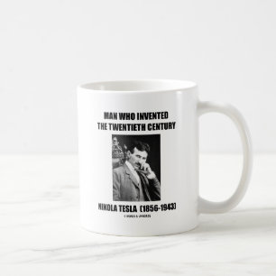 Mug Homme de Nikola Tesla qui a inventé le 20ème