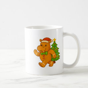 Mug Homme en pain d'épices Chapeau de Santa hip T Noël