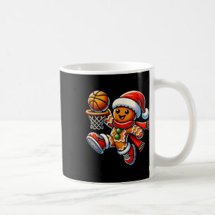 Mug Homme en pain d'épices mignon Jouant au basket-bal