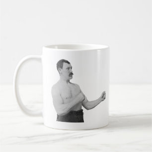 Mug Homme excessivement viril Meme