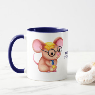 Mug Homme Fromage Poilu Souris Cravate Lunettes Nerd
