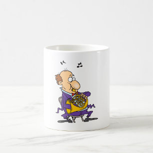 Mug Homme Jouant Une Corne Française