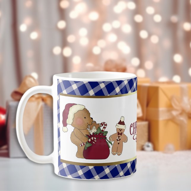 Mug Homme mignon Ours et pain d'épice (Créateur téléchargé)
