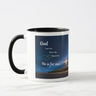 Mug Hommes - Dieu Voit-Hears-Knows Me