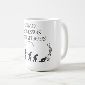 Mug Homo Regressus Evangelicus – Carte drôle anti-MAGA