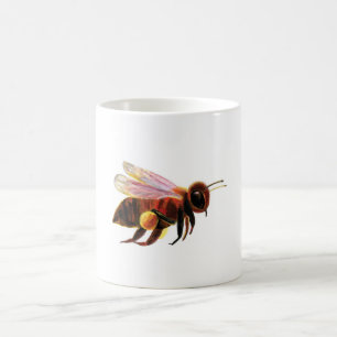 Mug Honey Bee Flying