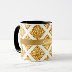 Mug Honeypeb Gold Parties scintillant Boho Collection 
