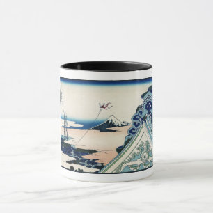 Mug Honganji Temple Vista du Mont Fuji Bois japonais