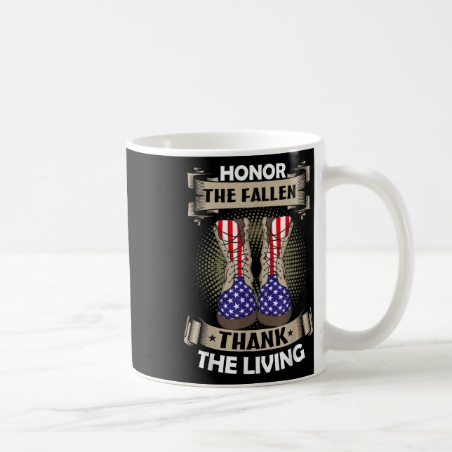 Mug Honneur Les Fallen Merci La Journée Vivante Memori (Droite)