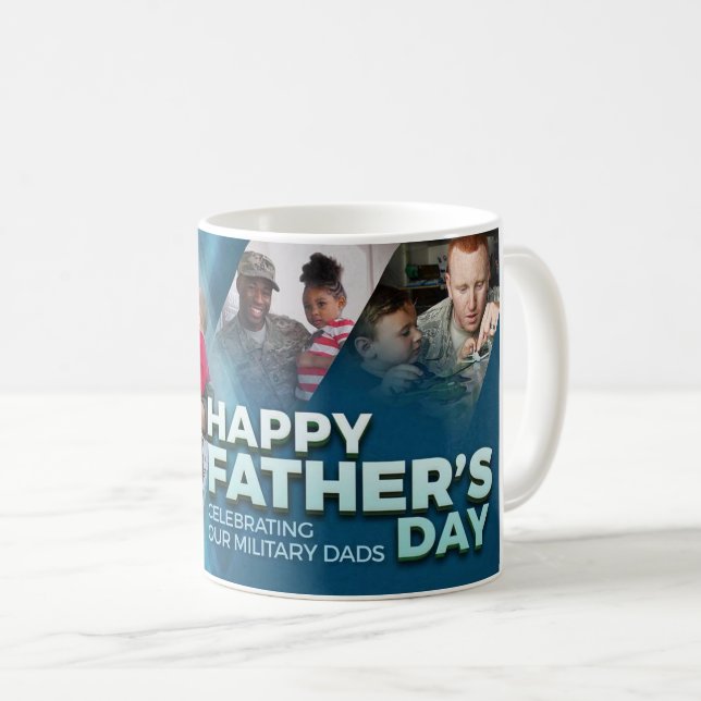 Mug Honorer votre père militaire Fête des pères spécia (Devant droit)