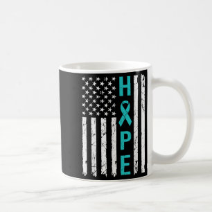 Mug Hope Cervical Cancer Awareness Usa Flag Support Th