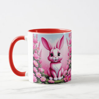 Mug Hoppin' Good Morning : Coupe du lapin à thème