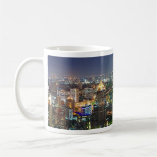Mug Horizon de Bangkok Thaïlande au panorama de nuit